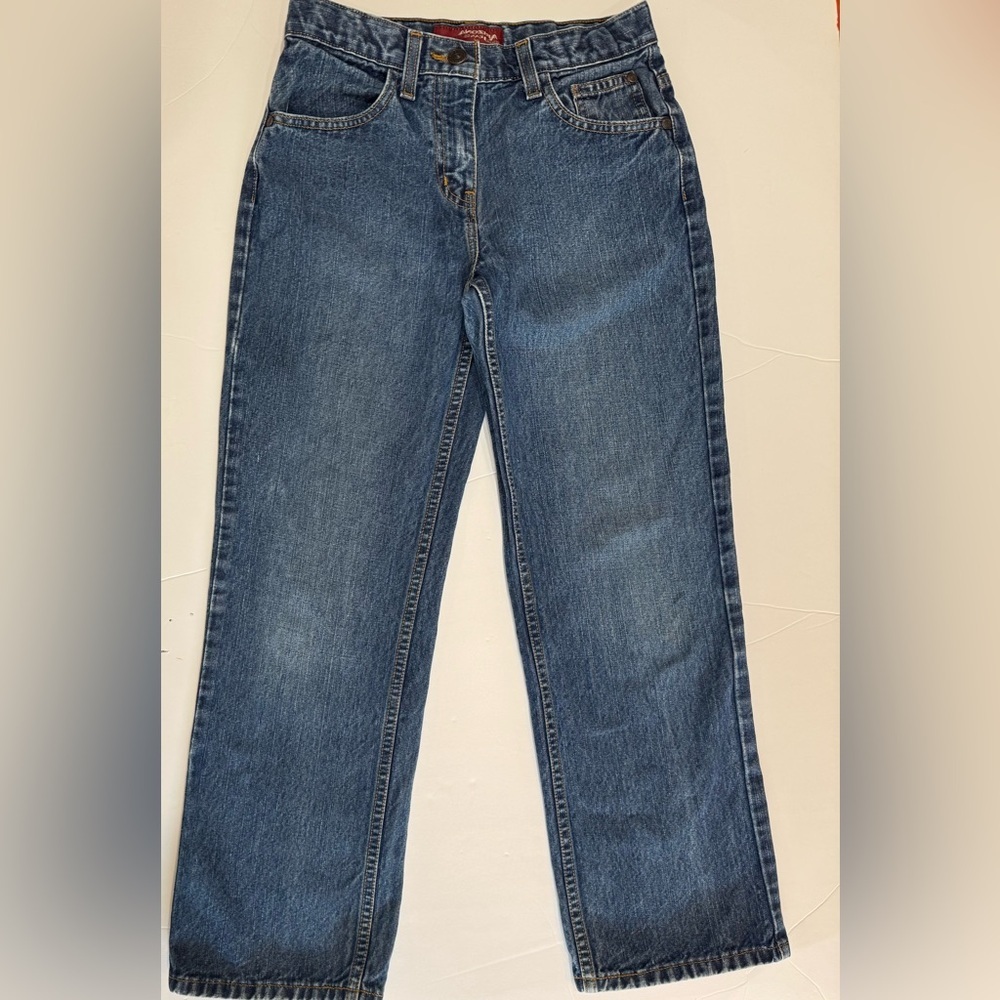 Arizona Girls Size 12 Regular Jeans Relaxed Fit Medium Wash - Picture 5 of 7